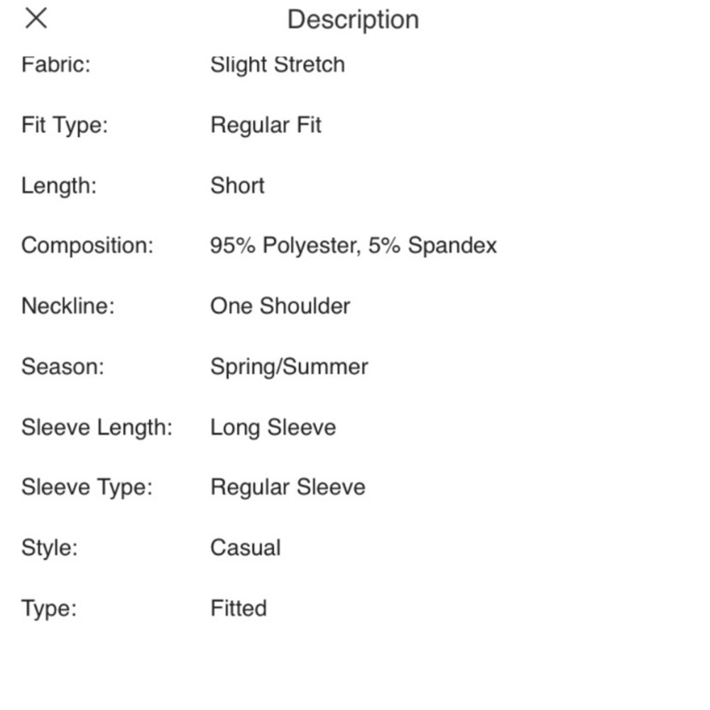 ONE SHOULDER STITCH TRIM DRESS - Picture 6 of 8